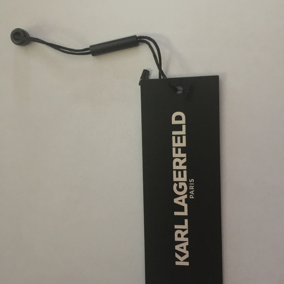 NWT Karl Lagerfeld Scuba A-Line Pleated Skirt- - Picture 5 of 6